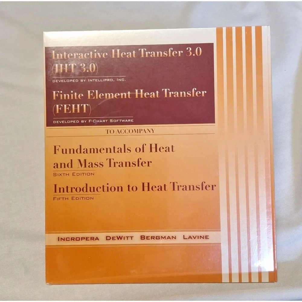 Fundamentals of Heat & Mass Transfer PLUS Free sealed IHT 3.0 & FEHT HC Text 6th